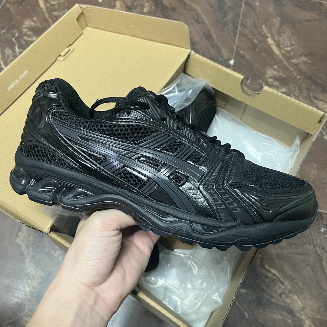 ASICS Gel-Kayano 14 Black Graphite Grey 1201A019-001 Triple