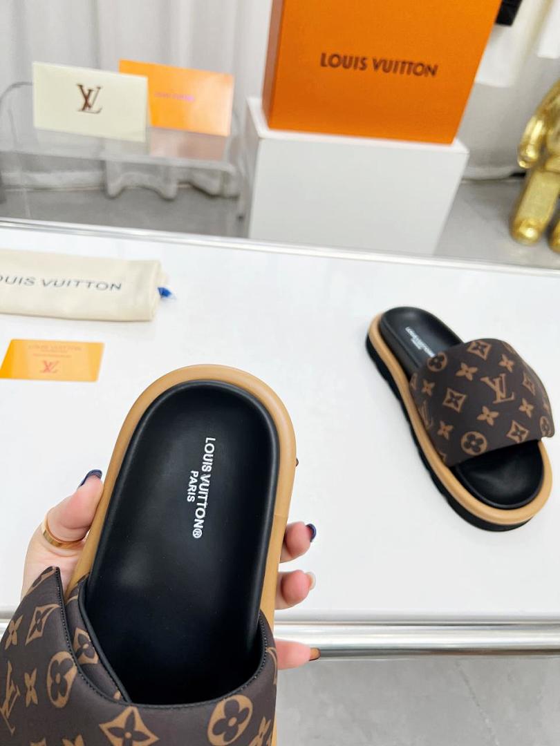 Louis Vuitton Velcro Slippers - Image 2