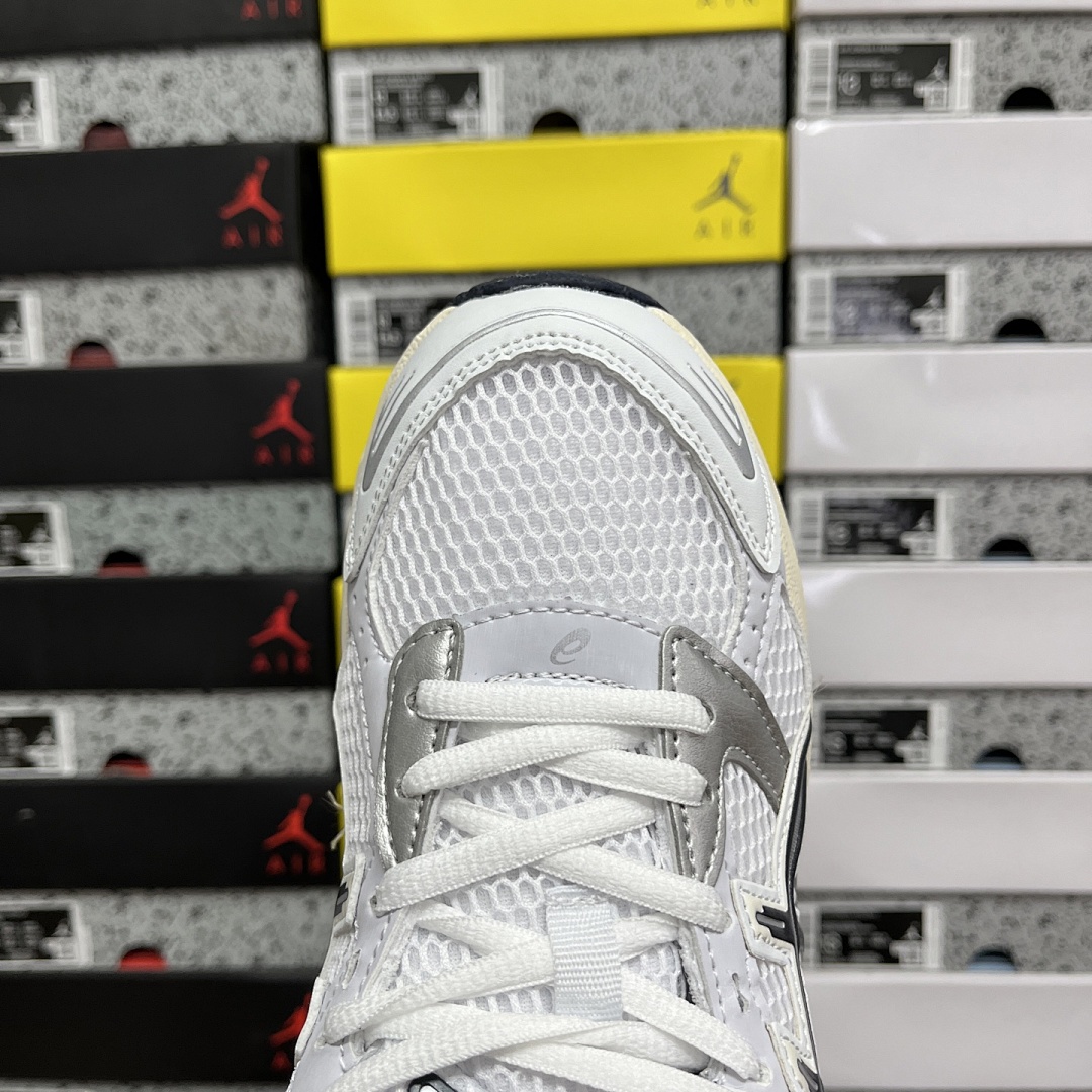 ASICS Gel 1130 White / (Dark Blue) - Image 4