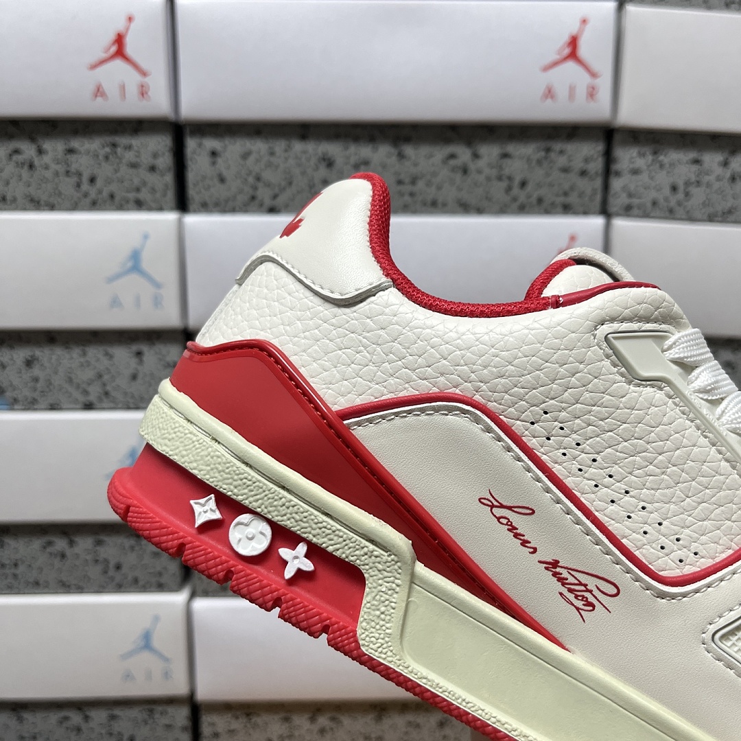 Louis Vuitton Trainer WHITE/RED (White Red) - Image 3