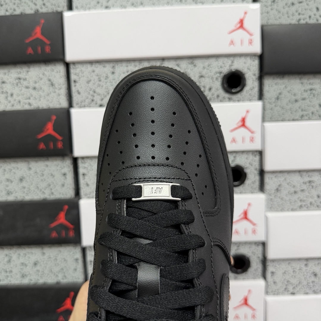 Nike Air Force 1 Low '07 (Black) - Image 4