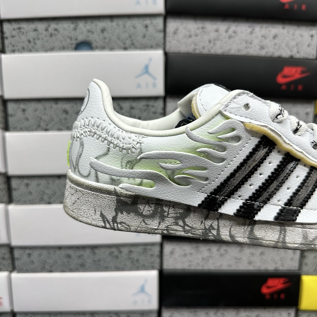 Adidas Superstar Hellstar (White) - Image 8