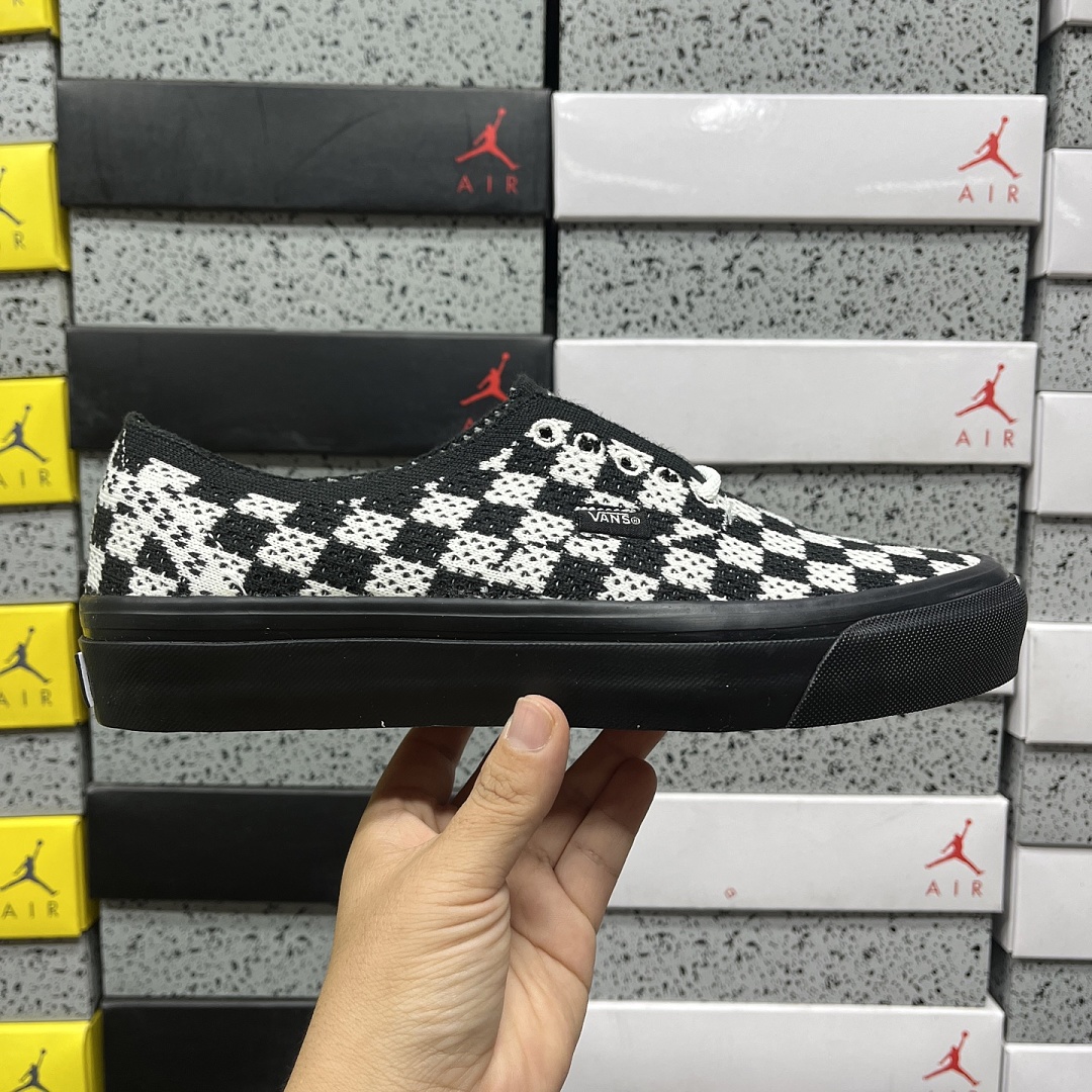 Vans LX Authentic 44 EK Punk Check Black Marshmallow V - Image 4