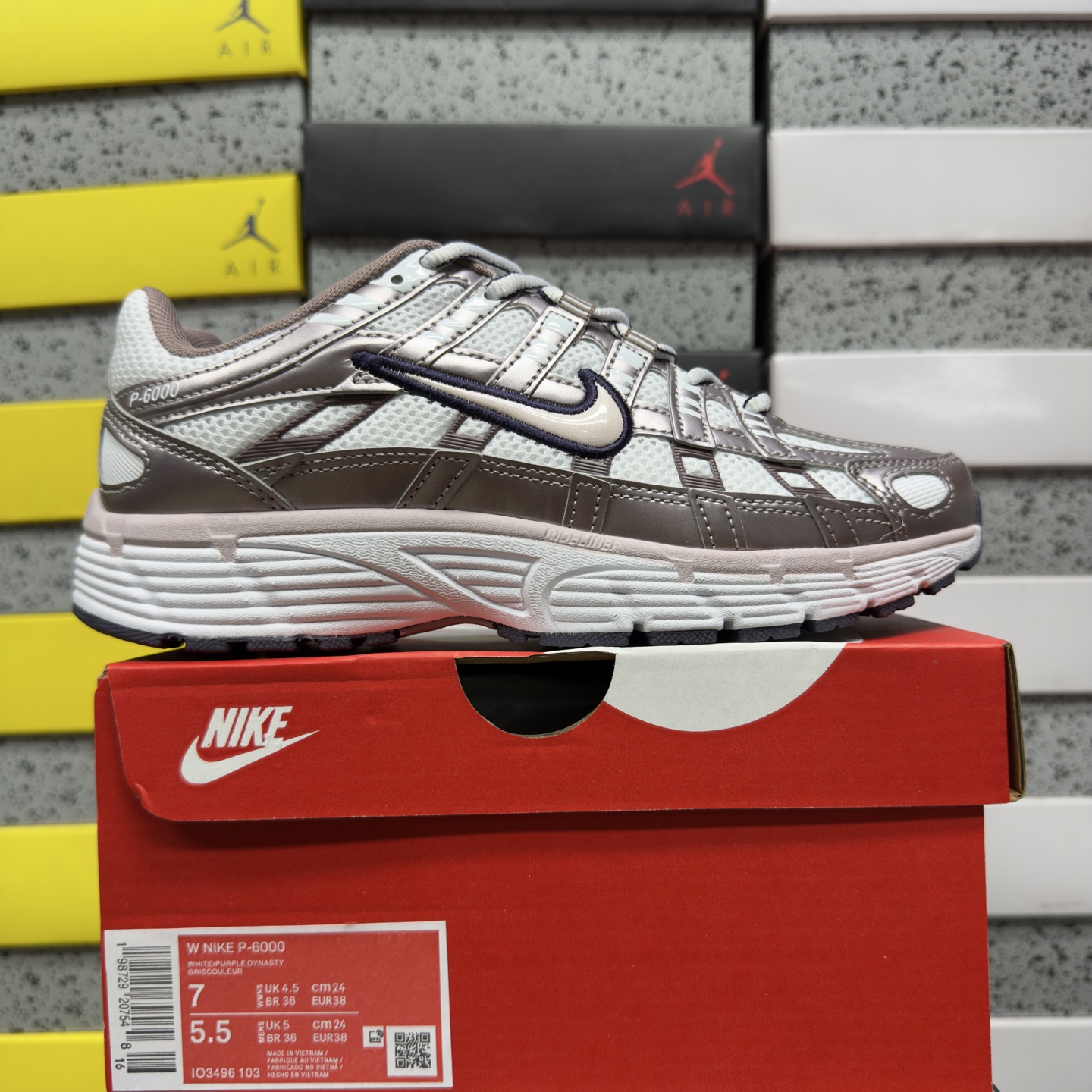 Nike P-6000 White Purple Light Violet Ore - Image 10