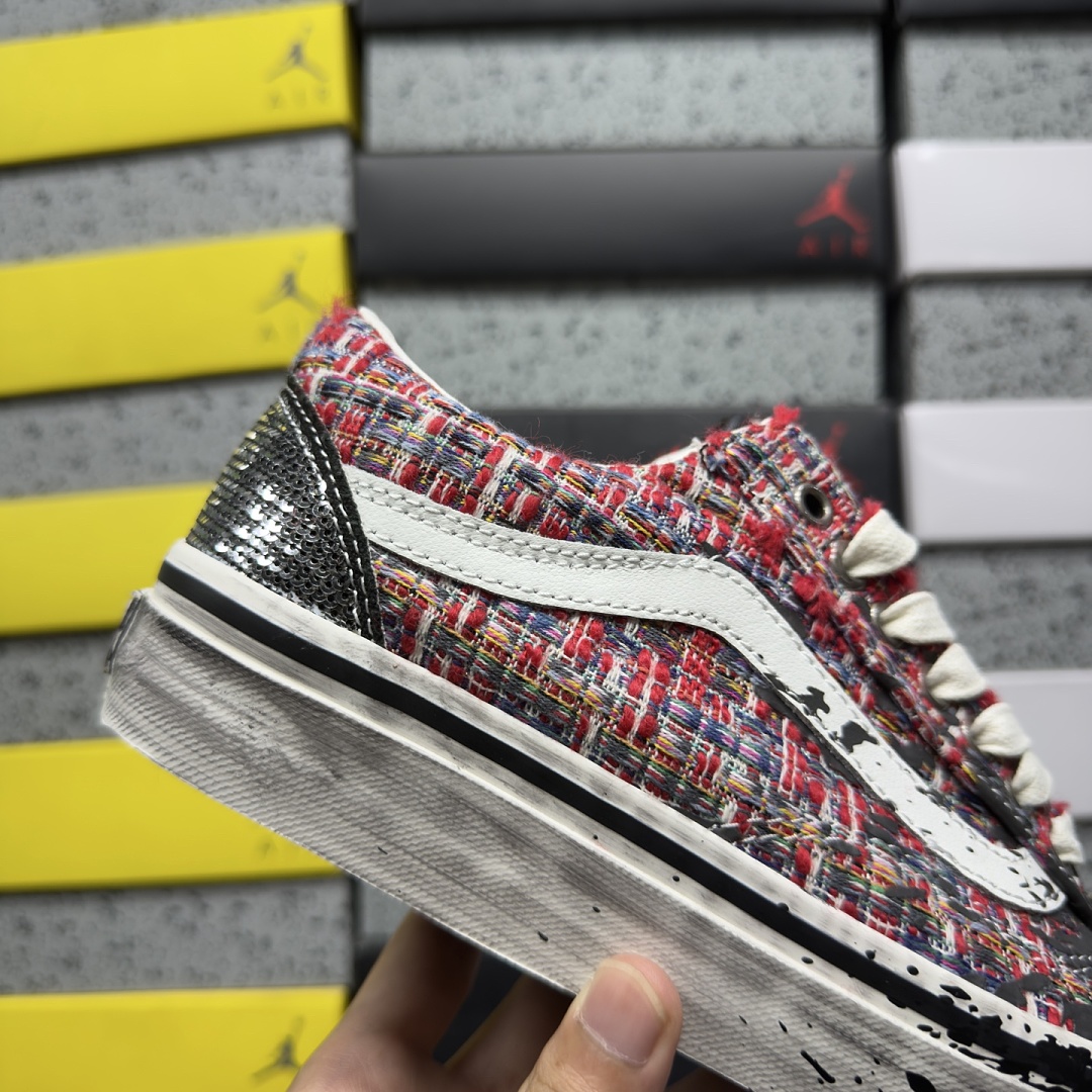 Vans Premium Old Skool Charms Red Black V - Image 8