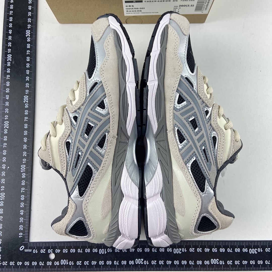 ASICS Gel-NYC Black Clay Grey NYC (Cream Yellow) - Image 10