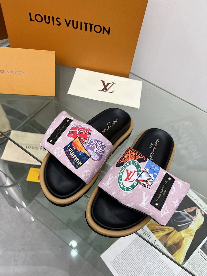 Louis Vuitton Velcro Slippers - Image 8