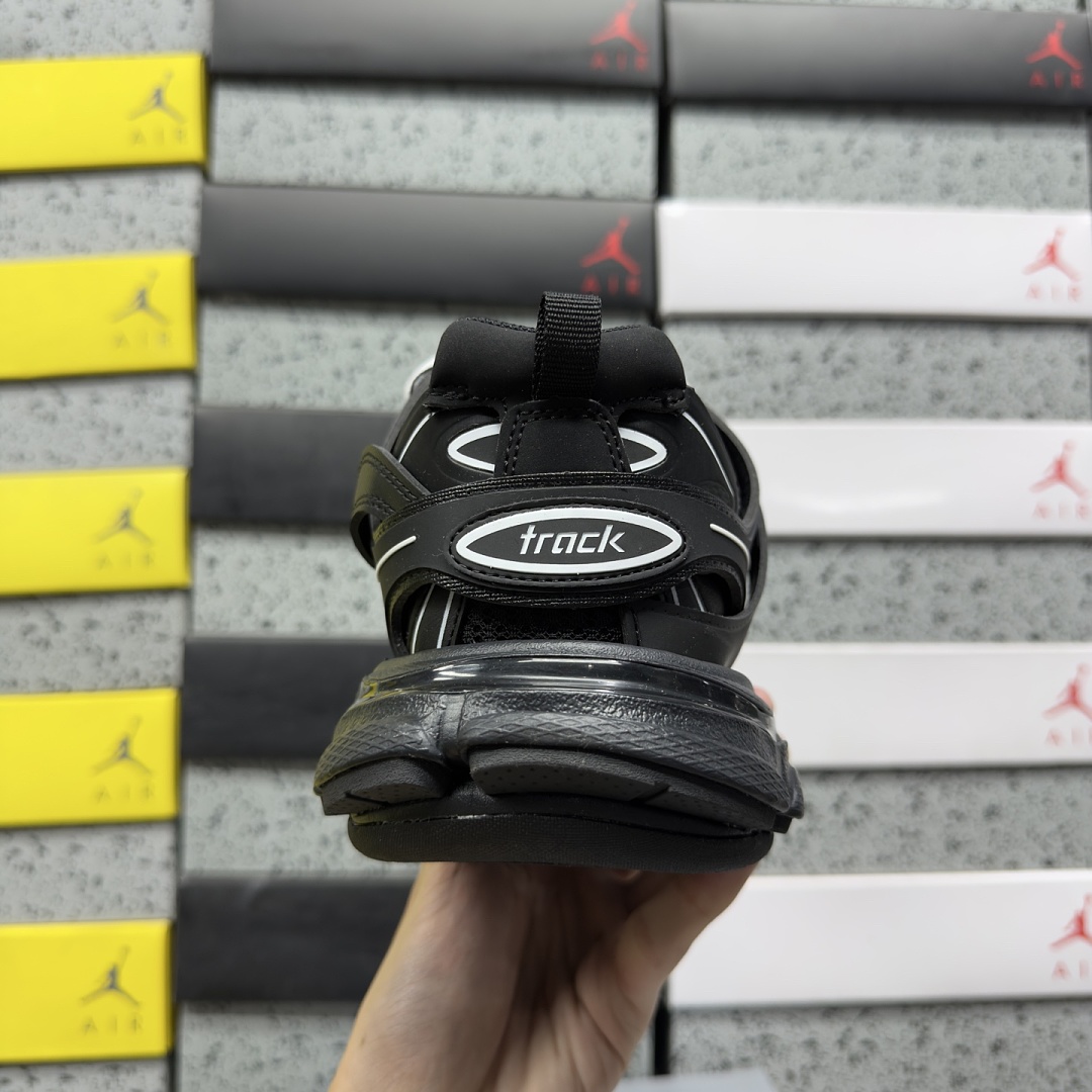 Balenciaga BLCG Track 1090 (Black White) - Image 8