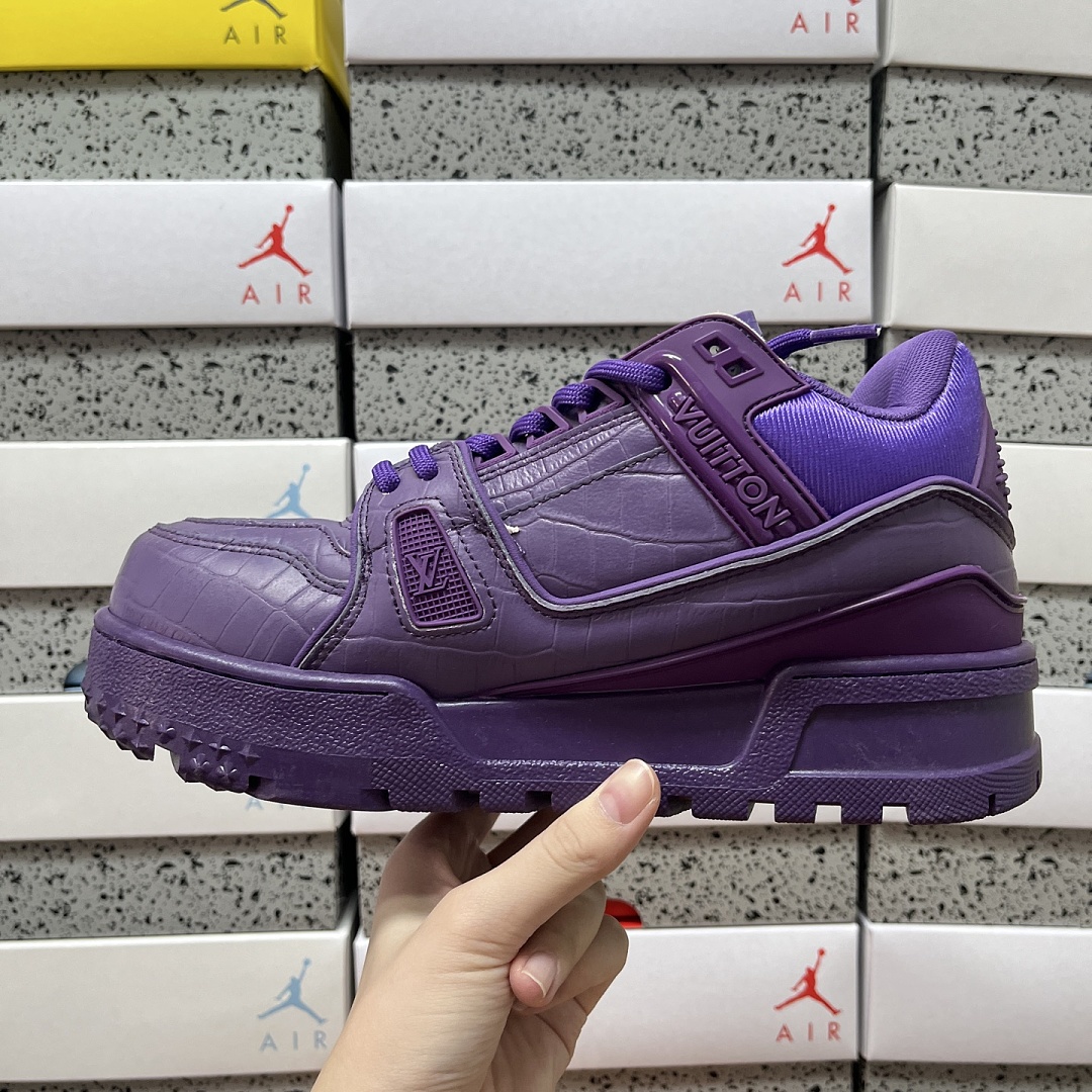Louis Vuitton Trainer Maxi (Purple) - Image 6