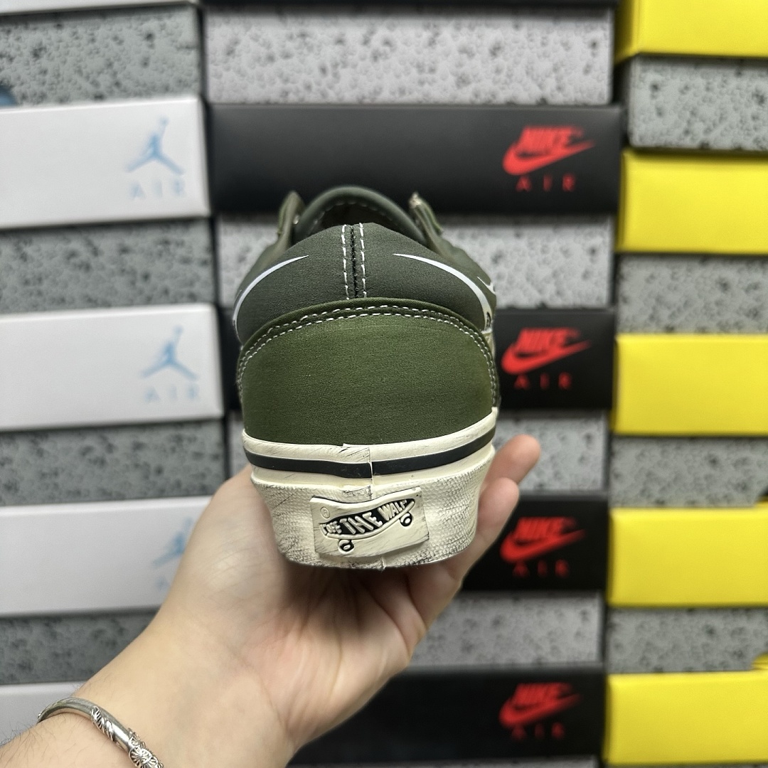 Vans LX Old Skool Archive Flame Green V - Image 8