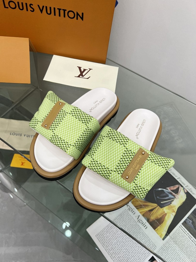 Louis Vuitton Velcro Slippers