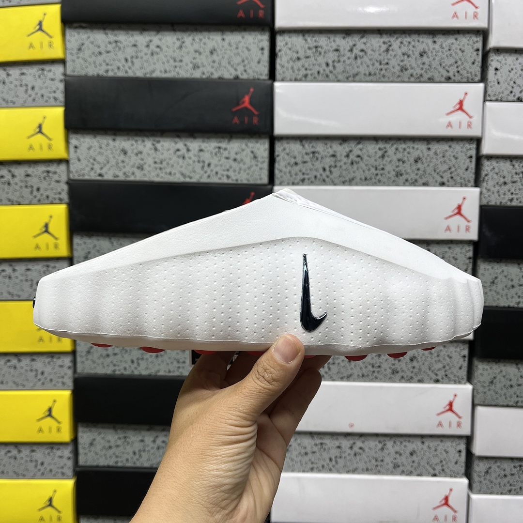 Nike Mind 001 Slide White Speed Red HQ4307-101 - Image 5