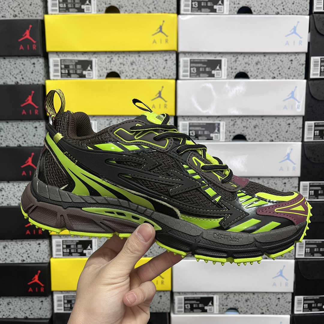 Off-White Be Right Back (Black Chocolate Brown Green) - Image 3