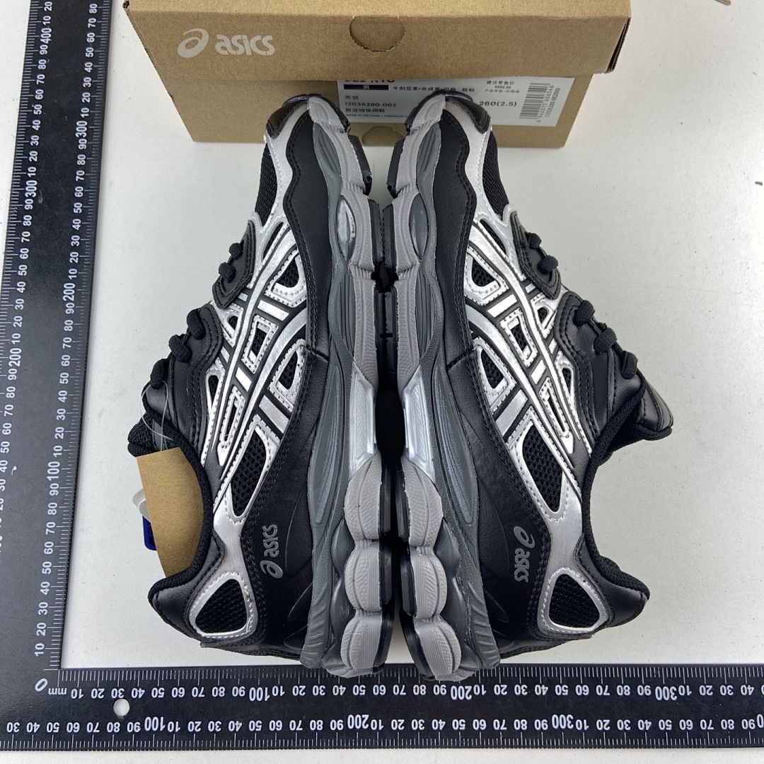 ASICS Gel-NYC Black Graphite Grey NYC (Silver) - Image 9