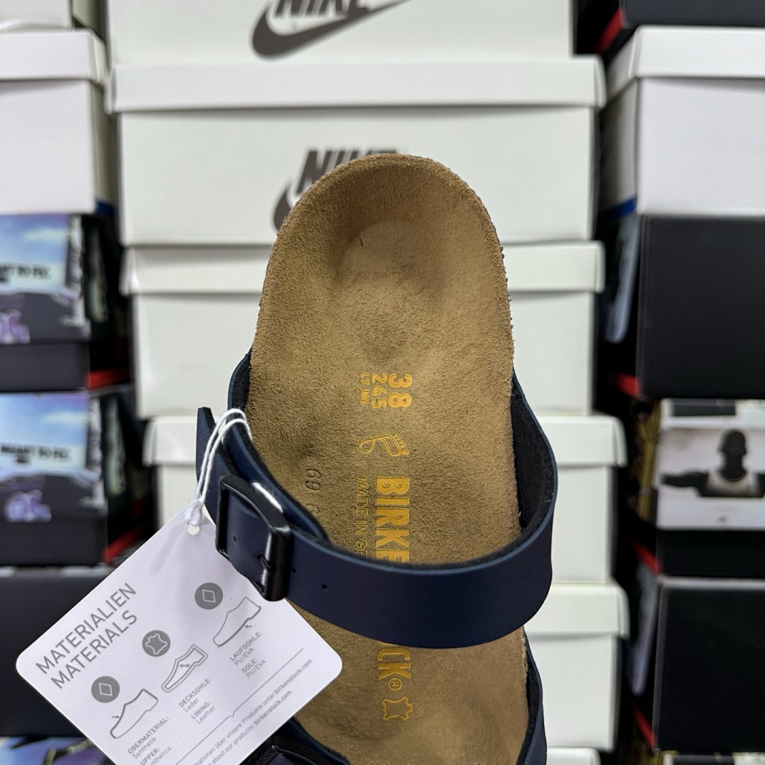 Birkenstock Birken Arizona Birkibuc Double Buckle Flip Flops - Image 4