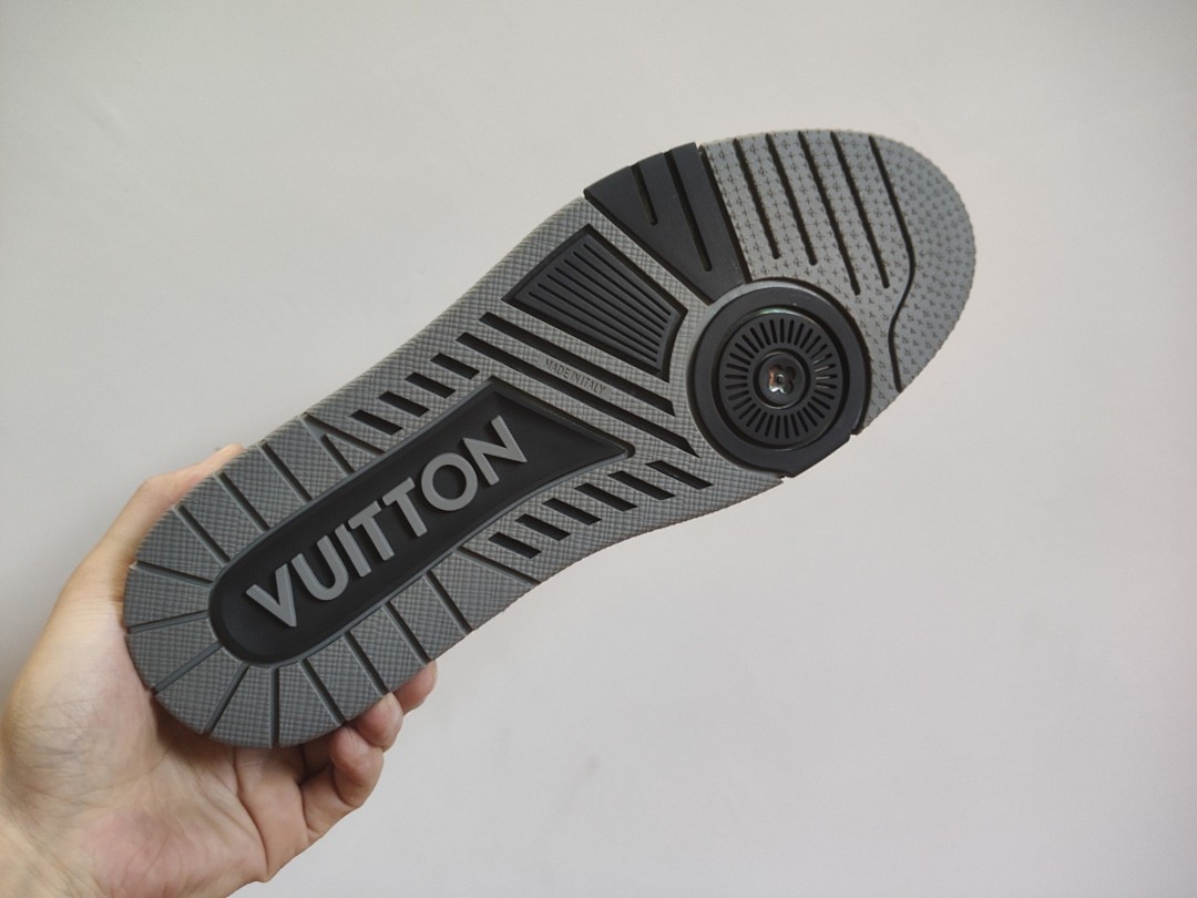Louis Vuitton LV Trainer X Nigo Black Denim - Image 9