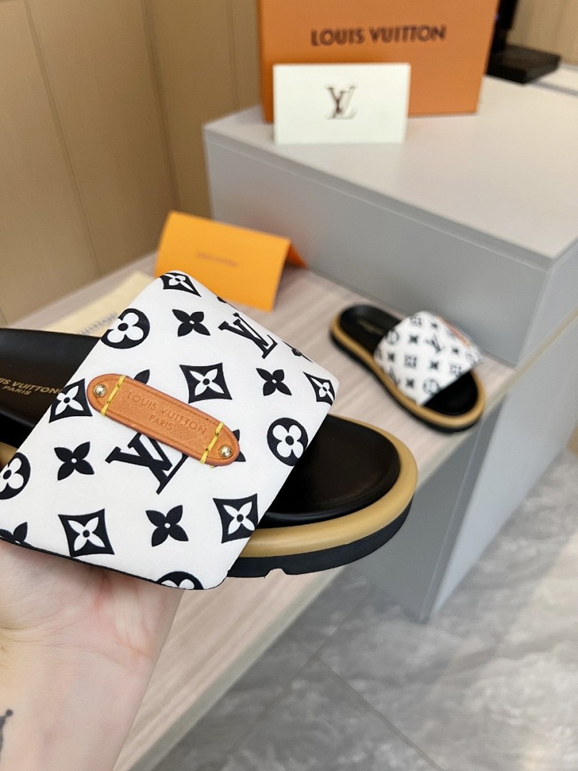 Louis Vuitton Velcro Slippers - Image 6