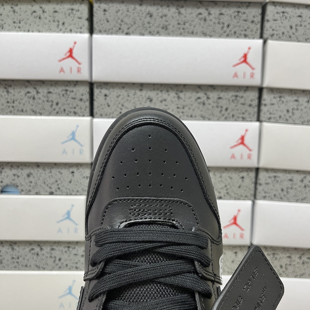 Off-White Out Of Office OOO Low Tops (Black White) - Image 7