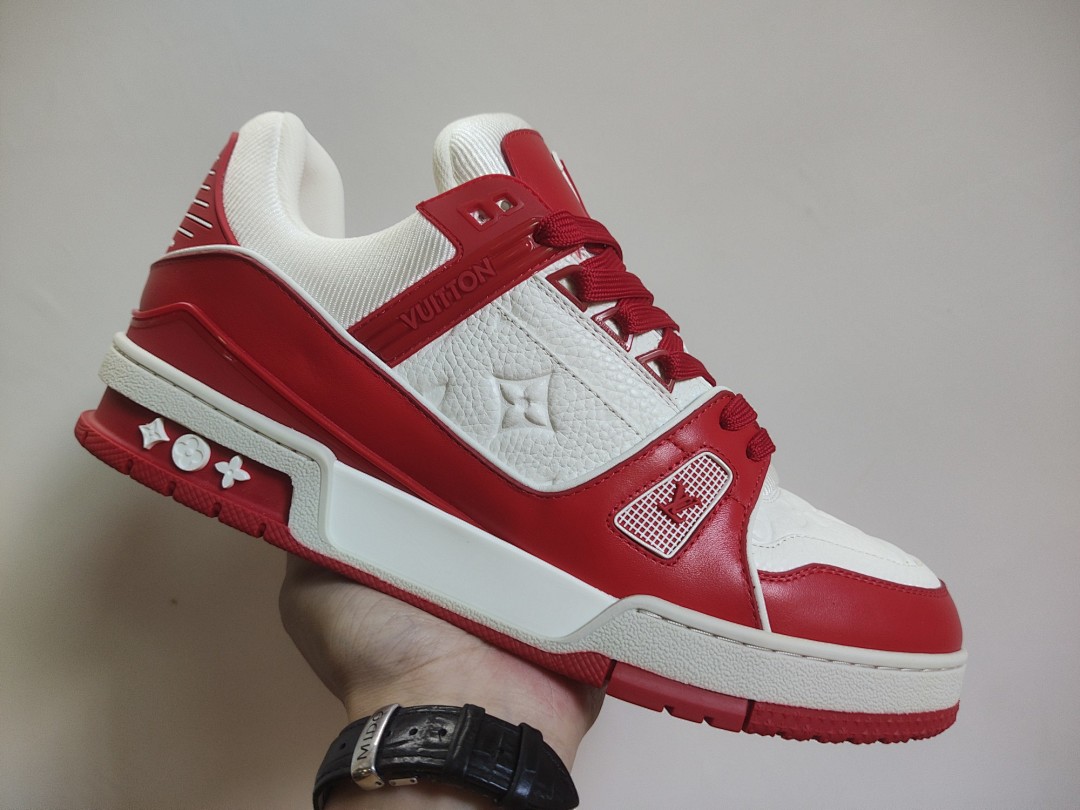 Louis Vuitton LV Trainer (Red White) - Image 2