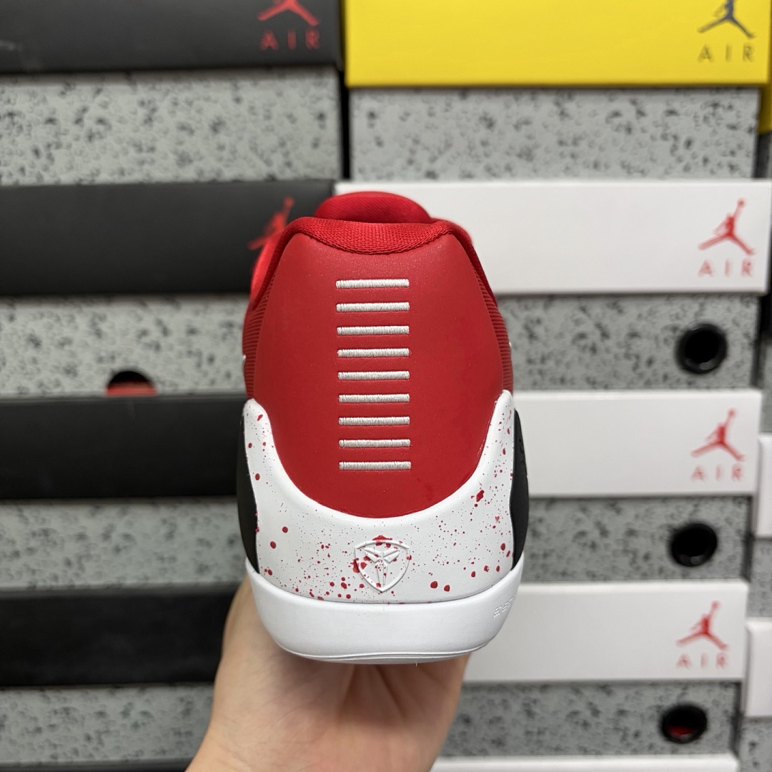 Nike Kobe 9 EM Low Protro TB University Red ZK9 (White) - Image 5