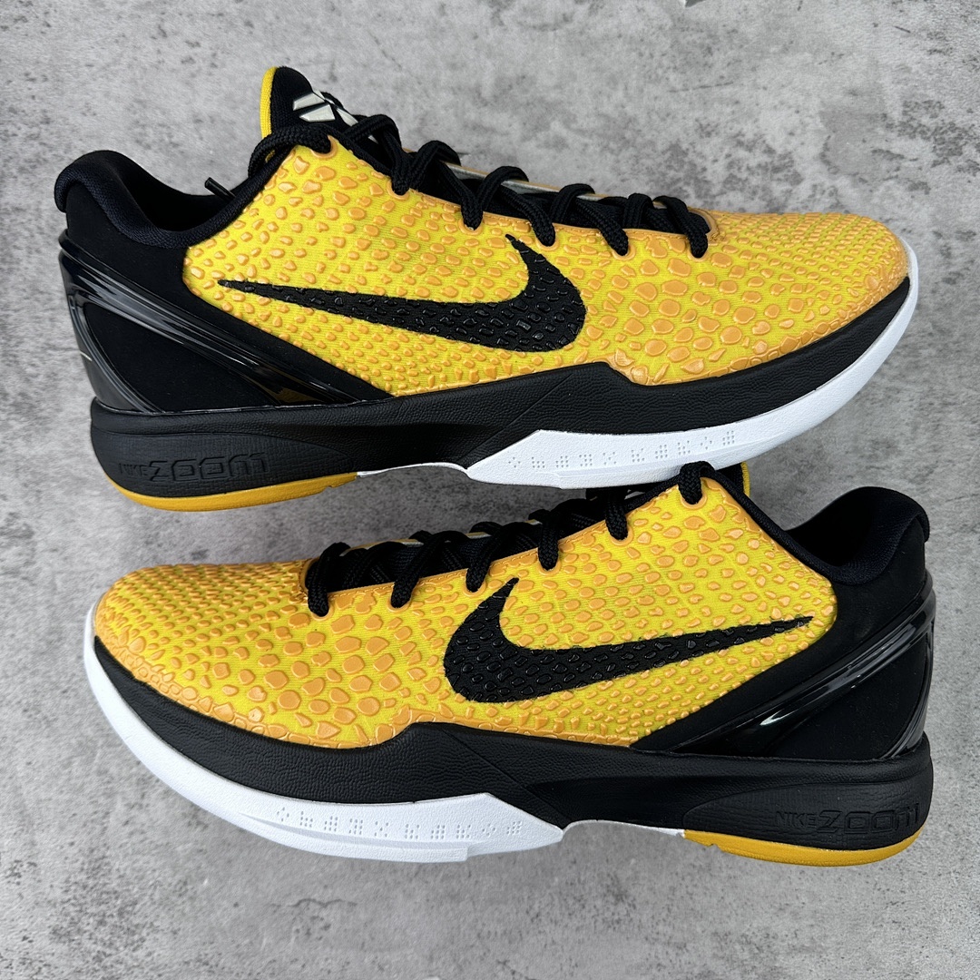 Nike Kobe 6 Lightbulb ZK6 Black Yellow Bruce Lee - Image 2