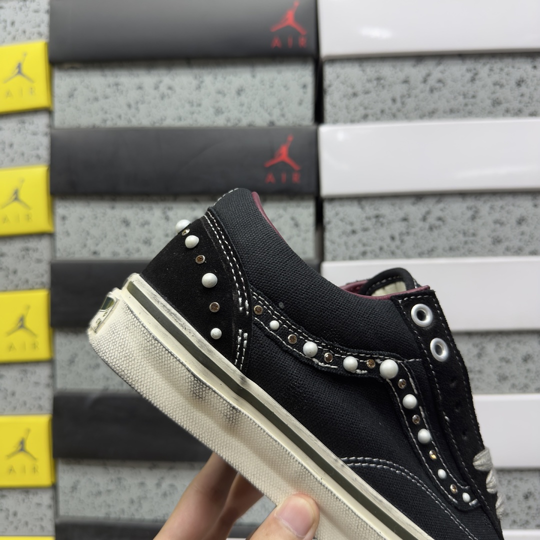 Vans OTW Old Skool 36 Pearlized Pack Black VN000S52BLK White Bead - Image 2