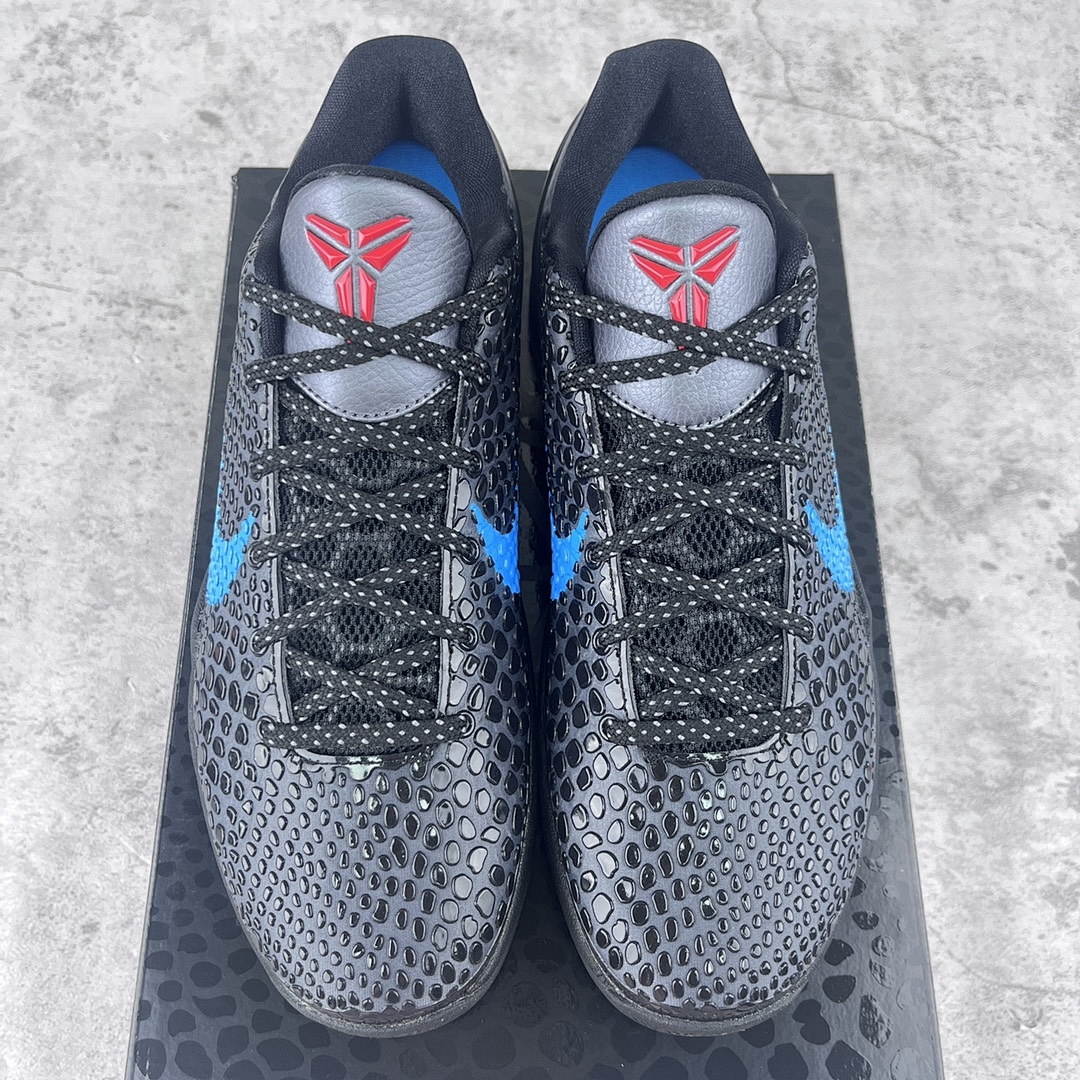 Nike Kobe 6 Dark Knight ZK6 (Black Blue) - Image 3