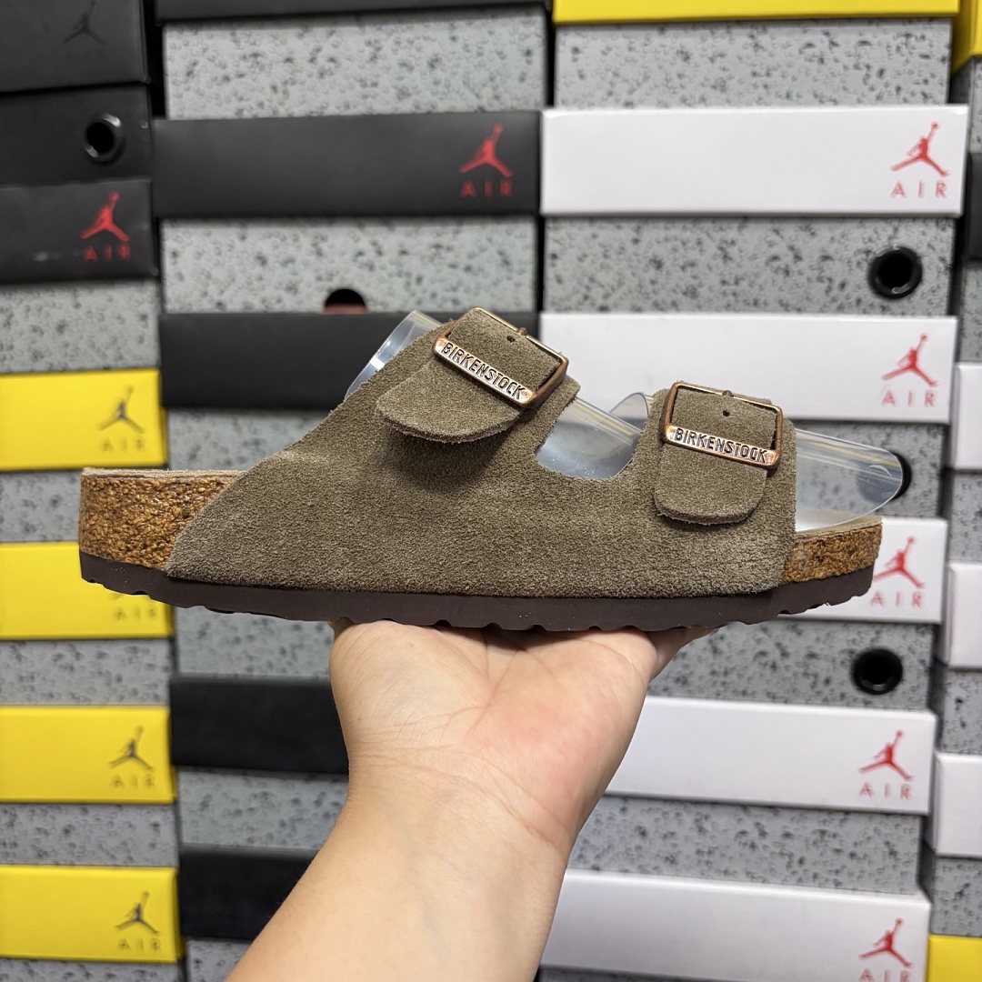 Birkenstock Birken Arizona Birkibuc 0951303 (Grey) - Image 4