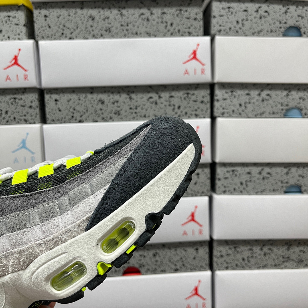 Nike Air Max 95 OG Reverse Gradient Neon HM4738-001 (Grey White Green) - Image 5