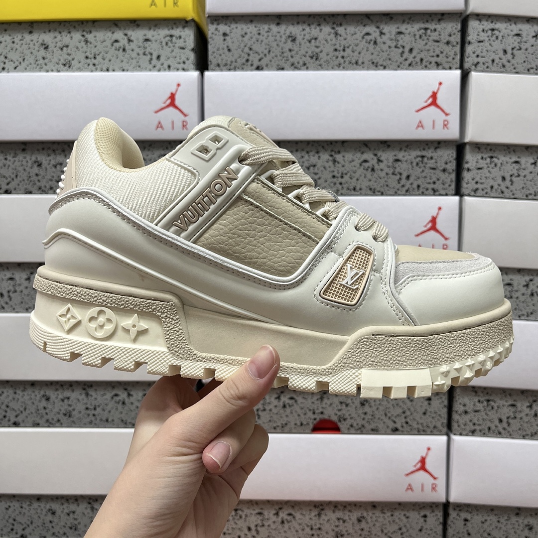Louis Vuitton Trainer Maxi (Cream Yellow) - Image 2