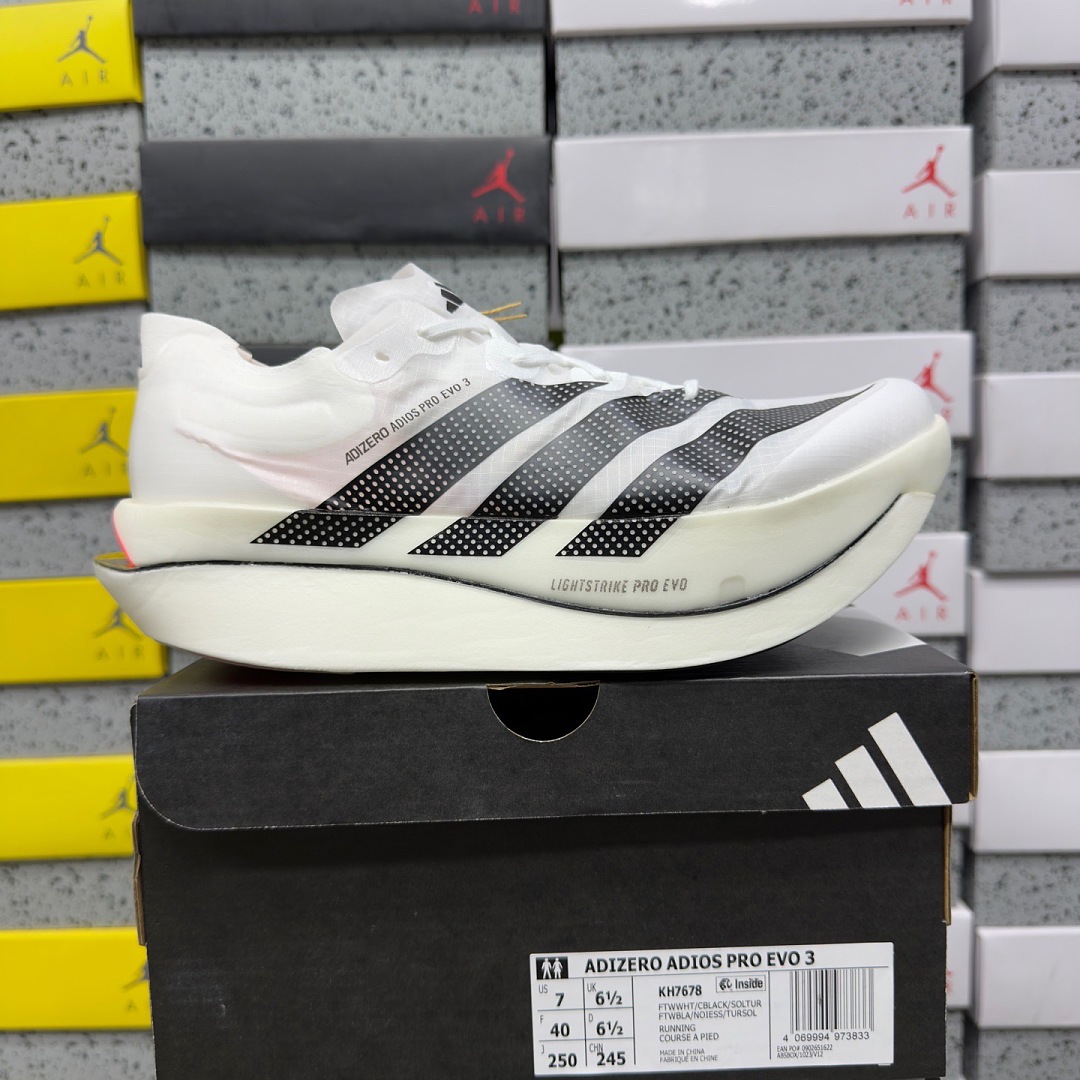 Adidas Adizero Adios Pro Evo 3 (White Black)