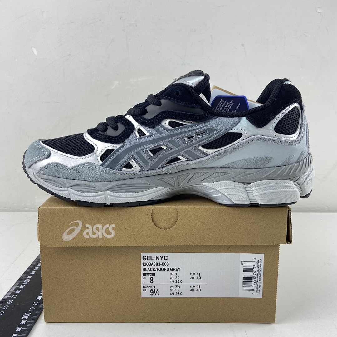 ASICS Gel-NYC Black Fjord Grey NYC - Image 4