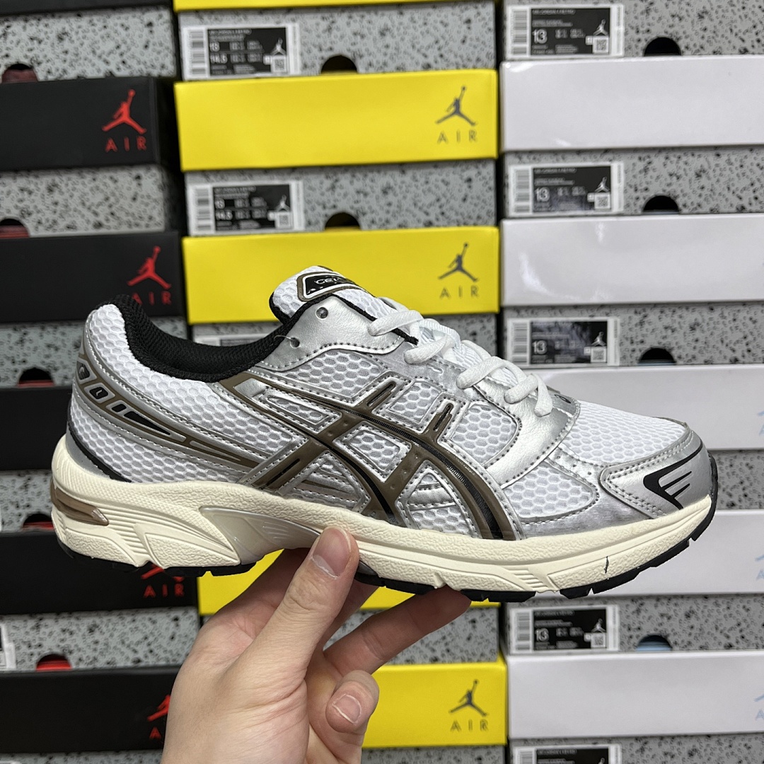 ASICS Gel 1130 White / (Silver Brown) - Image 6