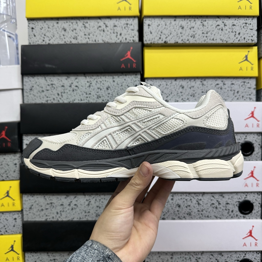 ASICS Gel-NYC White Smoke Grey 1203A383-111 - Image 3