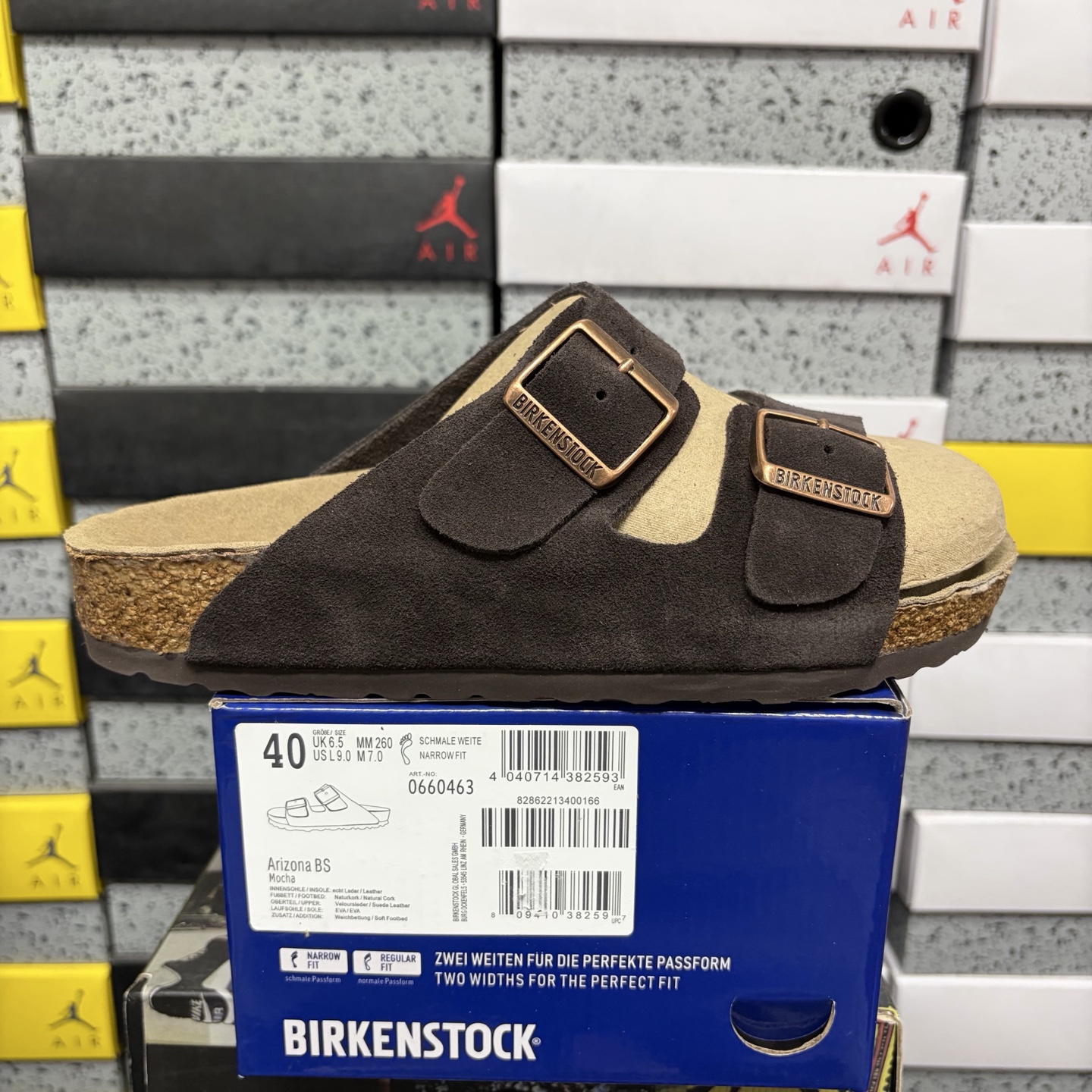 Birkenstock Birken Arizona Birkibuc 0660463 Coffee (Thick Leather) - Image 10