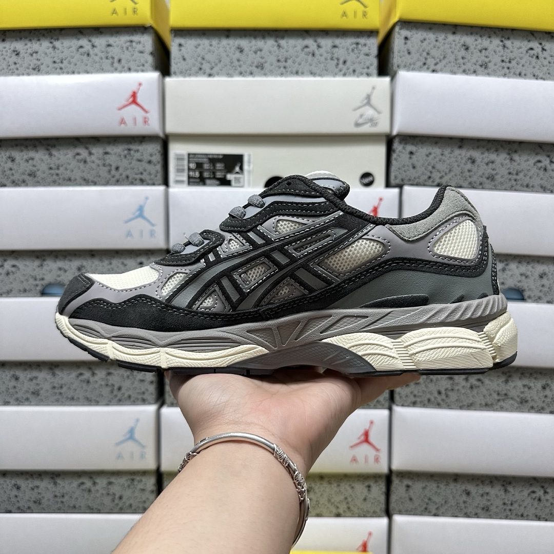 ASICS Gel-NYC Oatmeal Obsidian Grey 1201A789-250 - Image 7