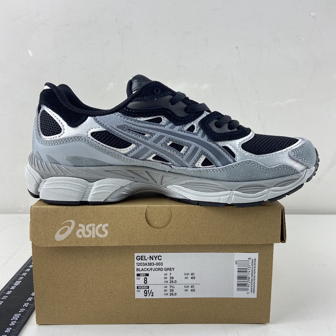 ASICS Gel-NYC Black Fjord Grey NYC - Image 2