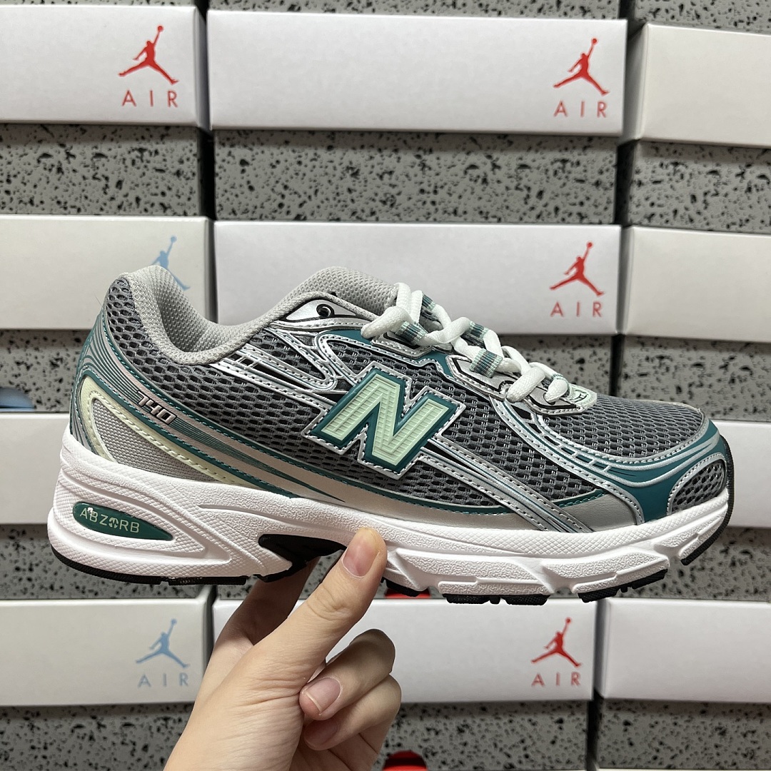 New Balance 740V2 Silver Metallic New Spruce - Image 6