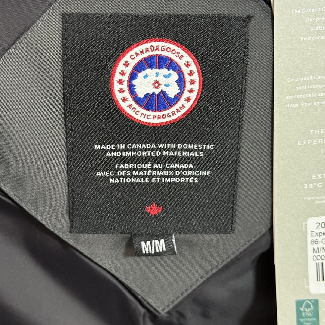 Canada Goose Parka 65 Ink Grey 5 - Image 5