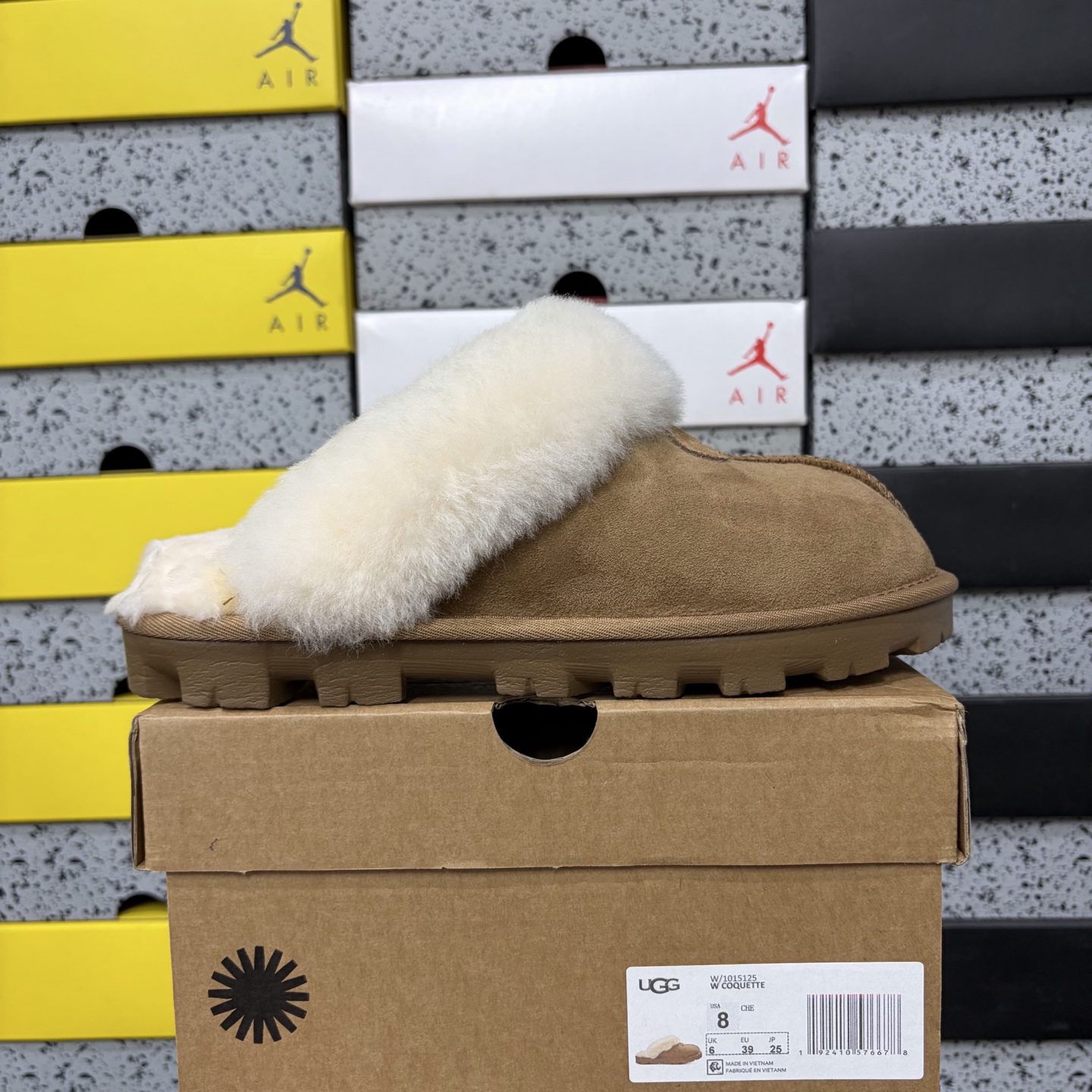 UGG Coquette Slipper Chestnut Thin Sole Star -5125 - Image 10