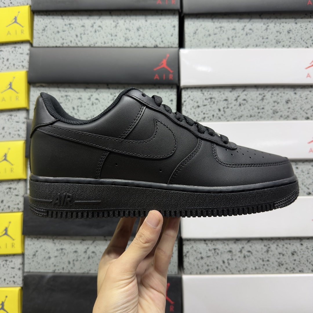 Nike Air Force 1 Low '07 (Black) - Image 3