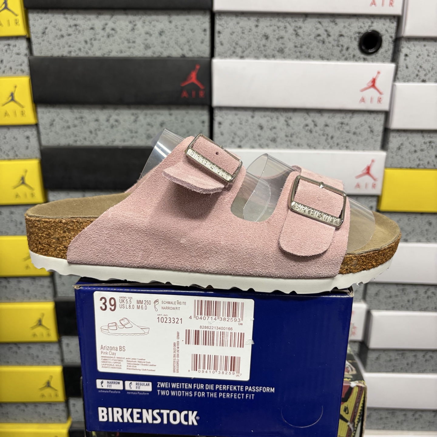 Birkenstock Birken Arizona Birkibuc 1023321 (Pink) - Image 10