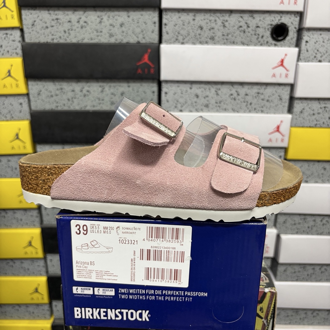 Birkenstock Birken Arizona Birkibuc 1023321 (Pink)