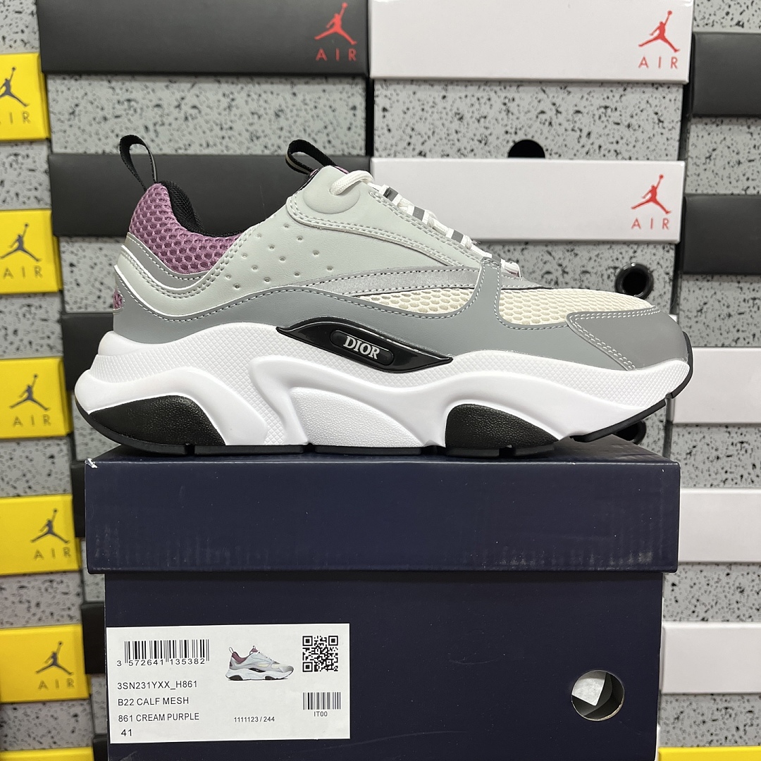 Dior B22 H861 (Grey White)