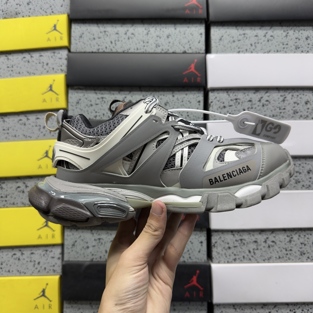Balenciaga BLCG Track 4162 Grey Black Label - Image 5