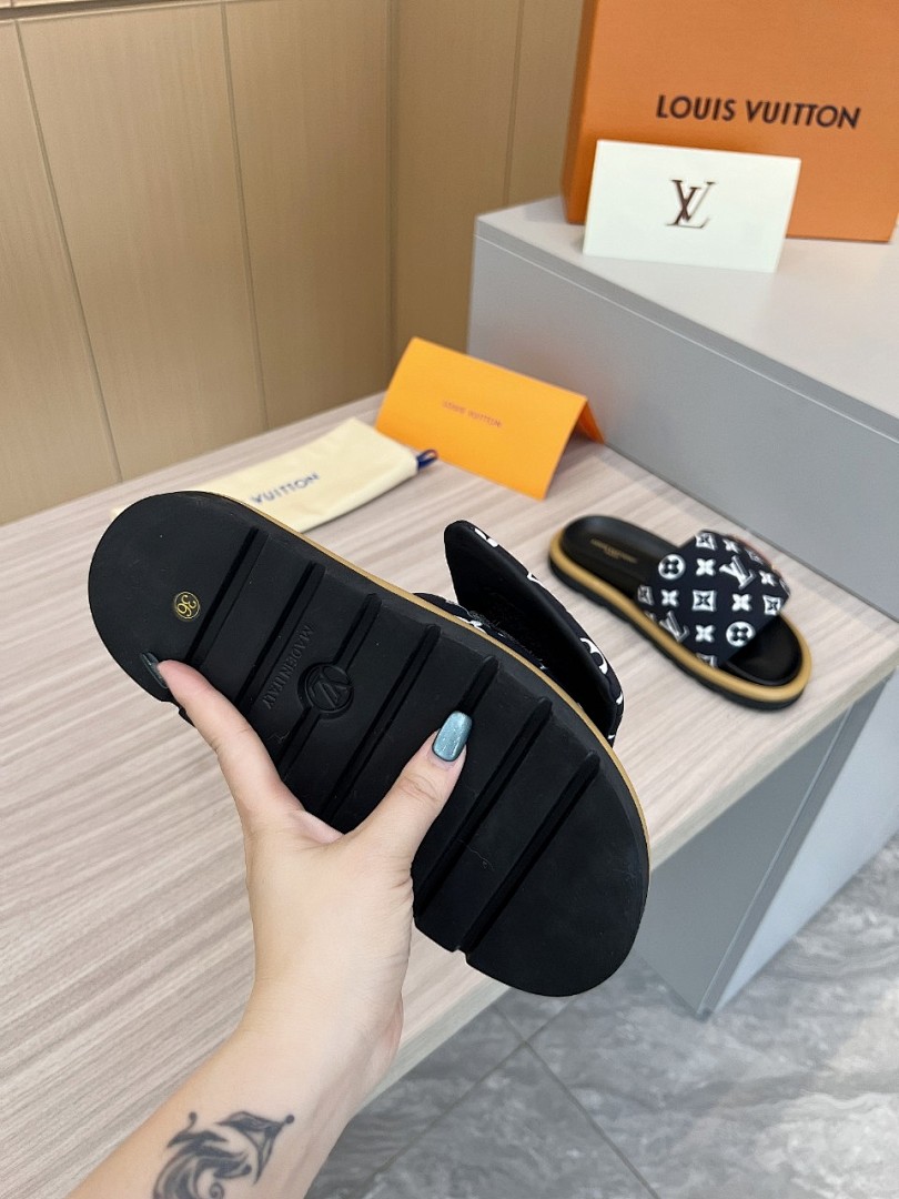Louis Vuitton Velcro Slippers - Image 2