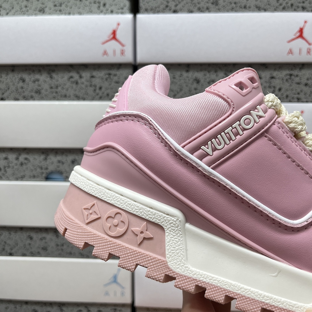 Louis Vuitton Trainer Maxi (Pink White) - Image 3