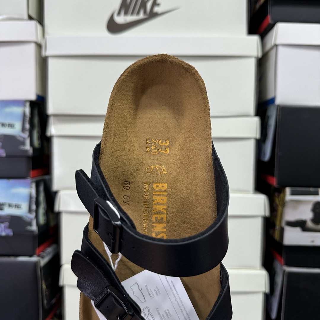 Birkenstock Birken Arizona Birkibuc Double Buckle Flip Flops - Image 6