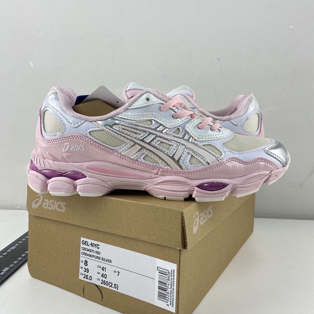 ASICS Gel-NYC Kicki Yang Zhang Pink Cream Pure Silver NYC - Image 3