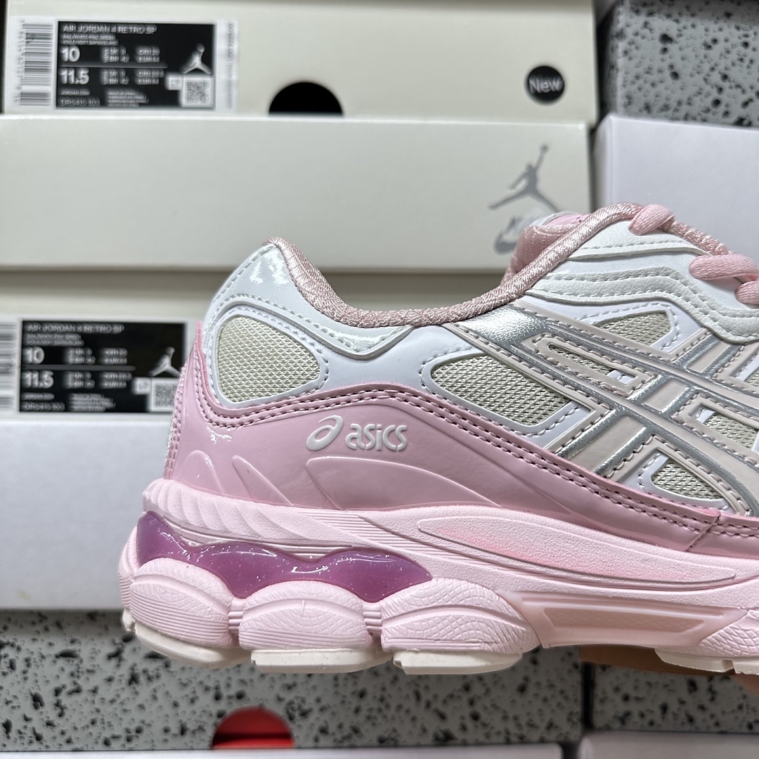 ASICS Gel-NYC Kicki Yang Zhang Pink Cream Pure Silver 1203A571-100 - Image 7